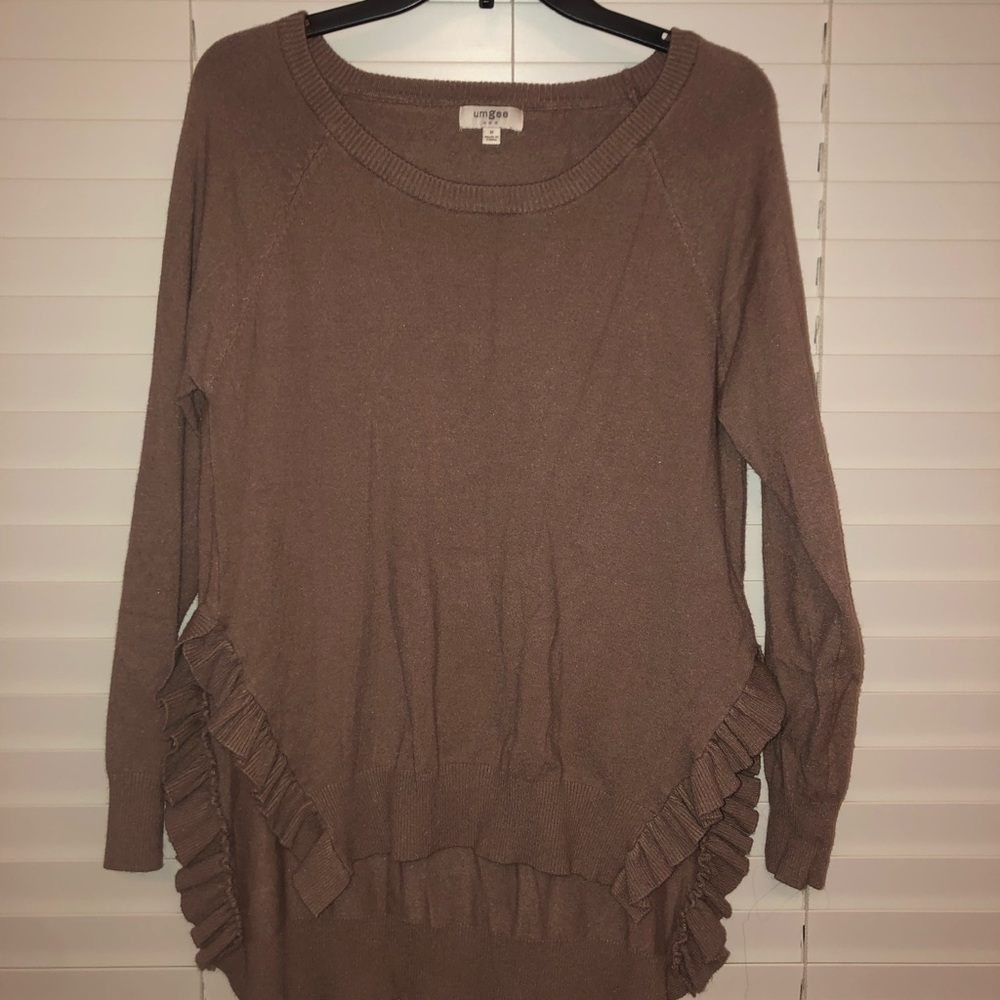 Umgee Ruffled Sweater